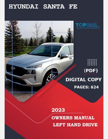  hyundai santa fe 2023 owners manual
